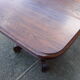 Oak table from 19th century .