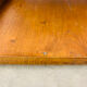 Brutalist coffee table made of solid wood from the 1970s.