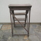 Stepladder of old wooden painted