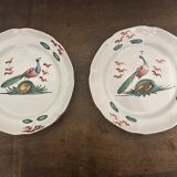 Plates from the Islettes earthenware factory