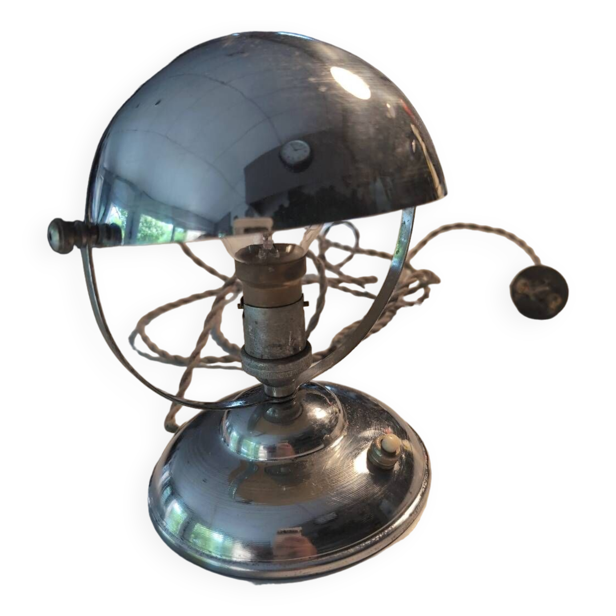 Art deco mushroom desk lamp