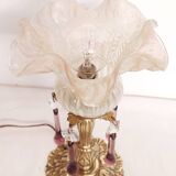 Lampe de table "Art Nouveau" en bronze. Espagne, années 1940.