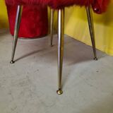 Set of french chairs and a storage bin, 1960s