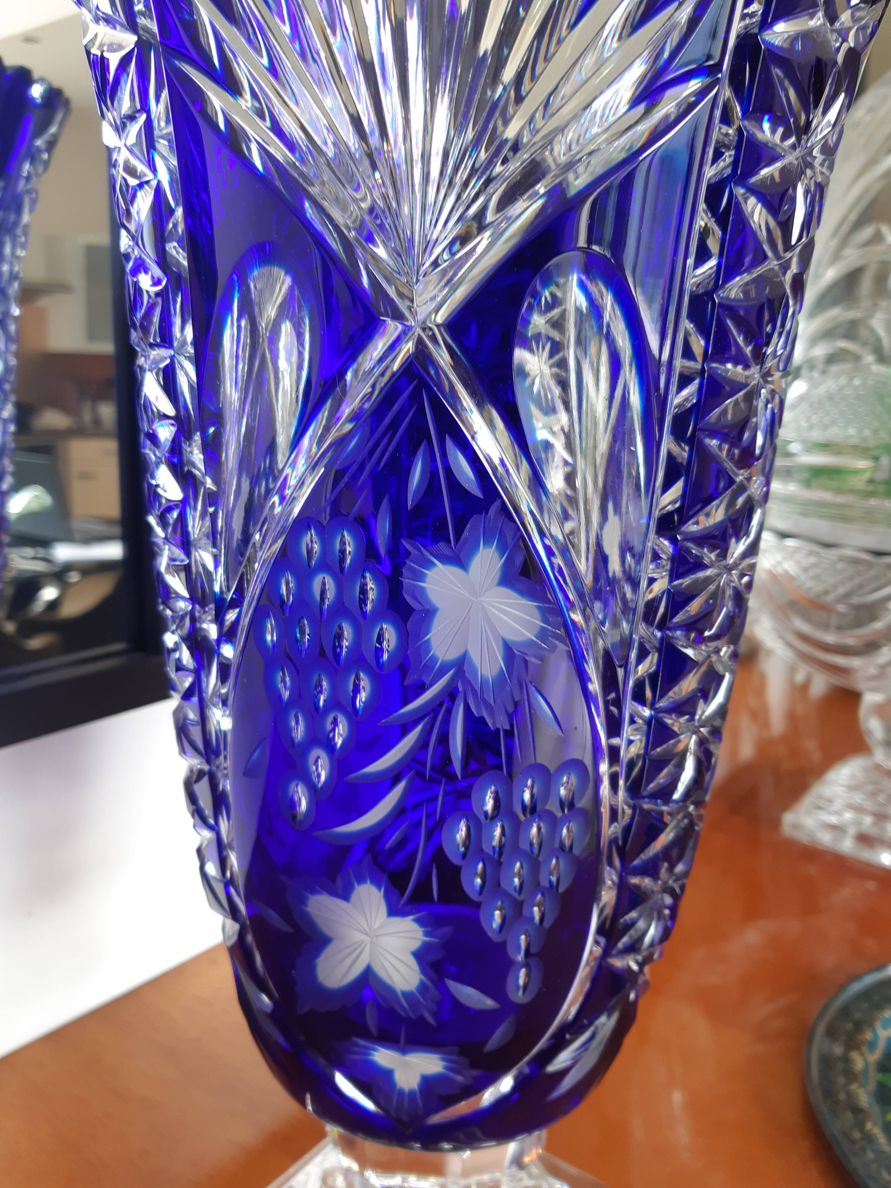 Vase en cristal de Lorraine Selency