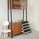 Library buffet U 458 black by Jiri Jiroutek for Interier Praha 1960