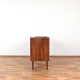 Enfilade Op-Art Mid-Century en Noyer Peint à la Main de Bytomskie Fabryki Mebli, 1960s.