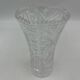 Antique cut Bohemian crystal vase