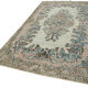 Hand-Knotted Antique Oriental 1970s 180 cm x 294 cm Blue Carpet