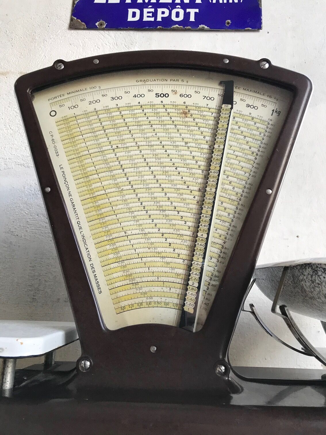 Testut scale in bakelite