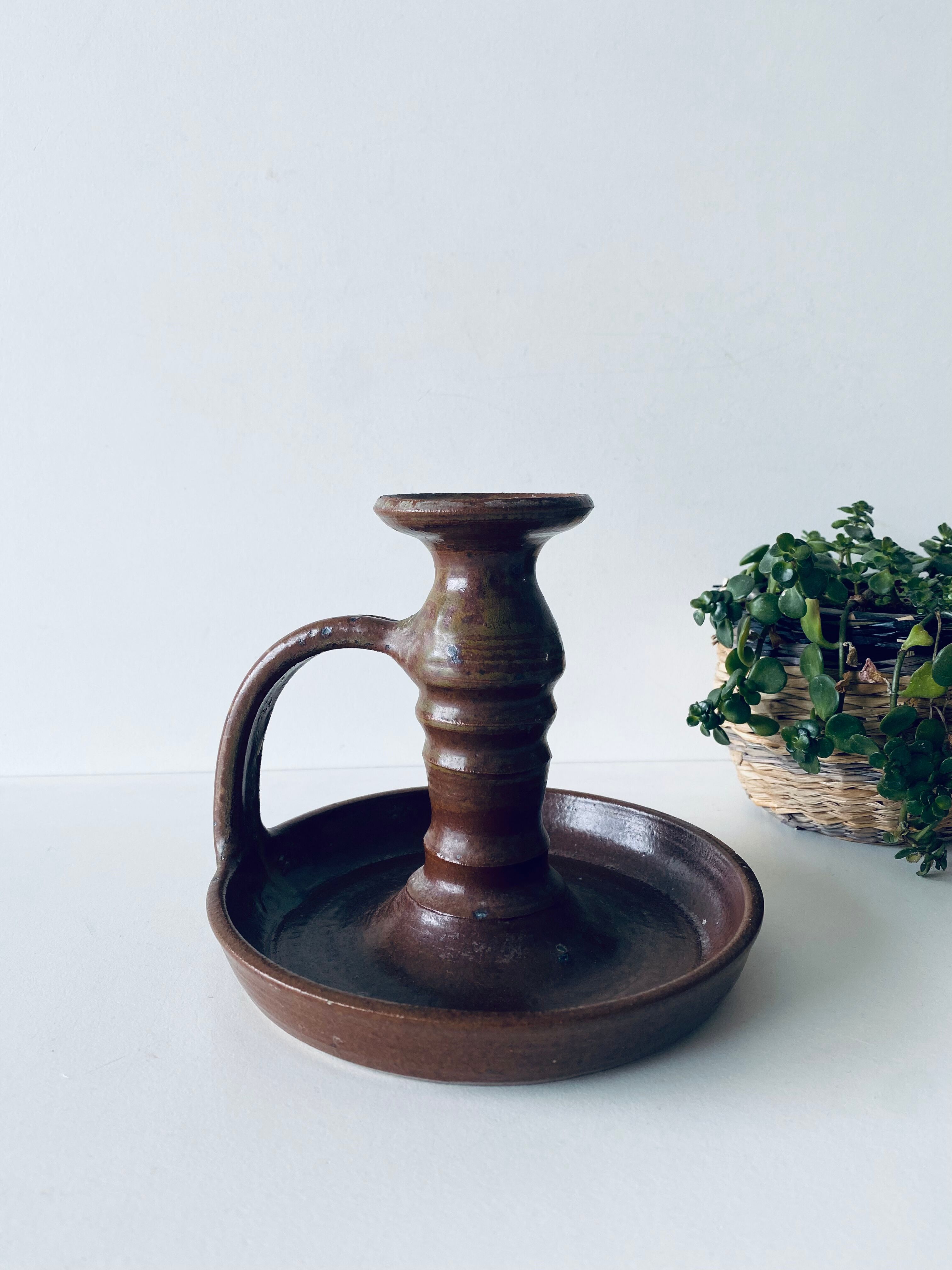 Sandstone abbey candle holder