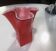 Vintage Handkerchief Vase • Incamiciato • Murano Glass • 1960