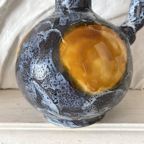 Pichet Vallauris, vase en céramique années 70