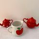 Vintage porcelain apple pitcher 1L