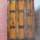 Malle de voyage vers 1900 fer et sapin