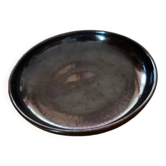 Ceramart black round dish
