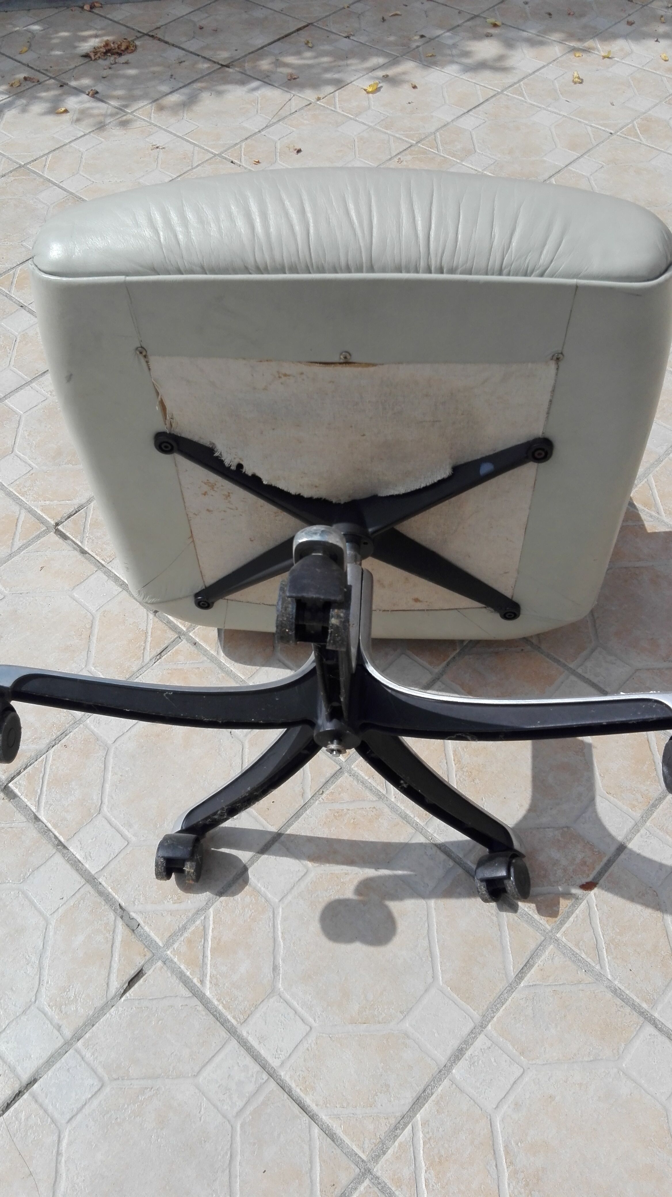 Borsani Osvaldo leather armchair, 1911/1985 Italy