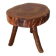 Tabouret tripode brutaliste