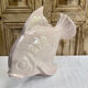 Sculpture poisson craquelé Art Déco céramique Le Jan