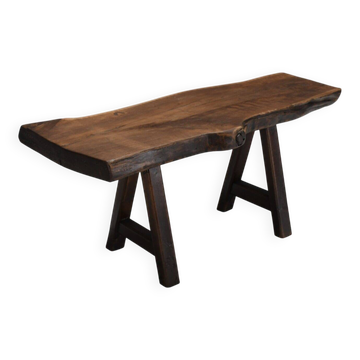 Table rustique brutaliste Mobichalet en chêne massif 2