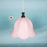 Vintage pink Scandinavian tulip pendant