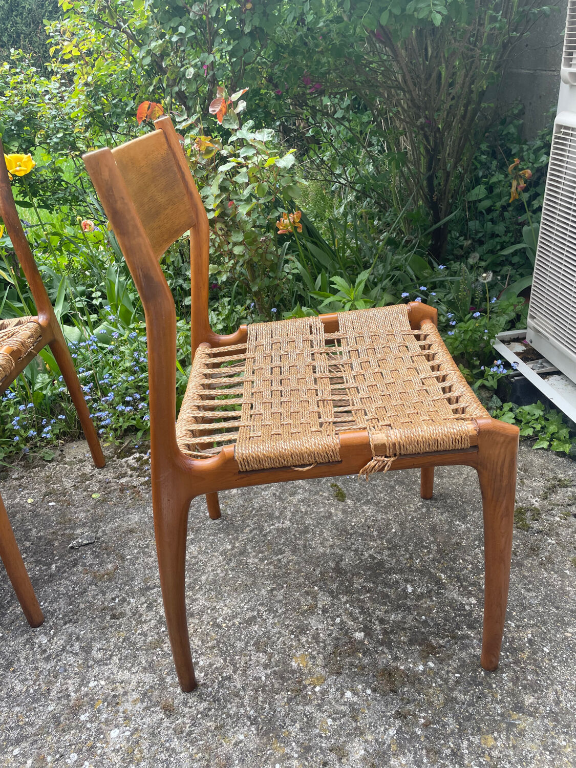 Set of 6 chairs signed GESSEF "Havana"