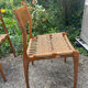 Set of 6 chairs signed GESSEF "Havana"