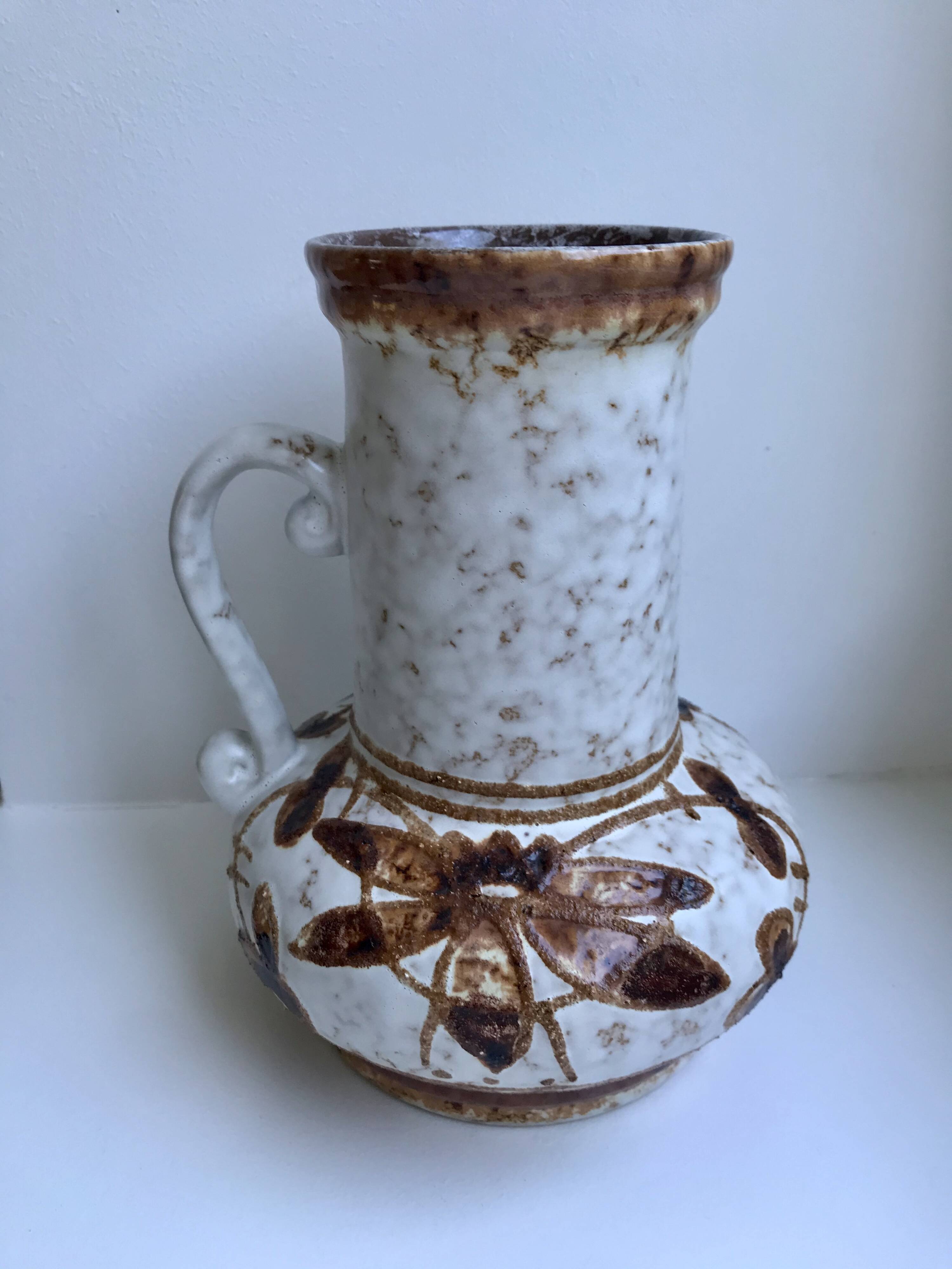 Ceramic vase Made in GDR / GDR 1970s