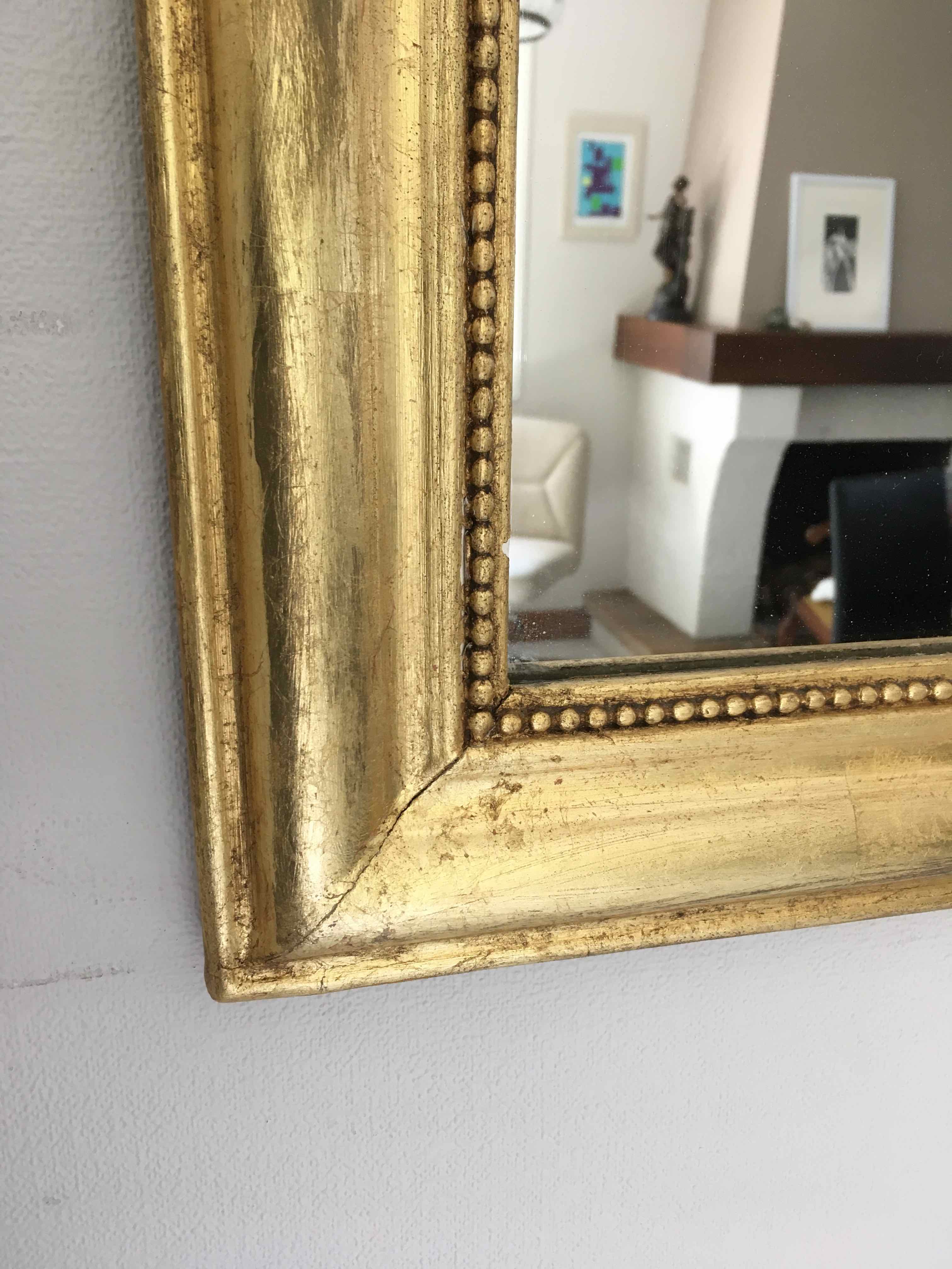Mirror Louis Philippe gilded 68x52