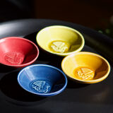 Air France : Old ashtrays / pocket drains / advertising cups in porcelain 1950's