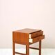 Scandinavian vintage nightstand with two drawers
