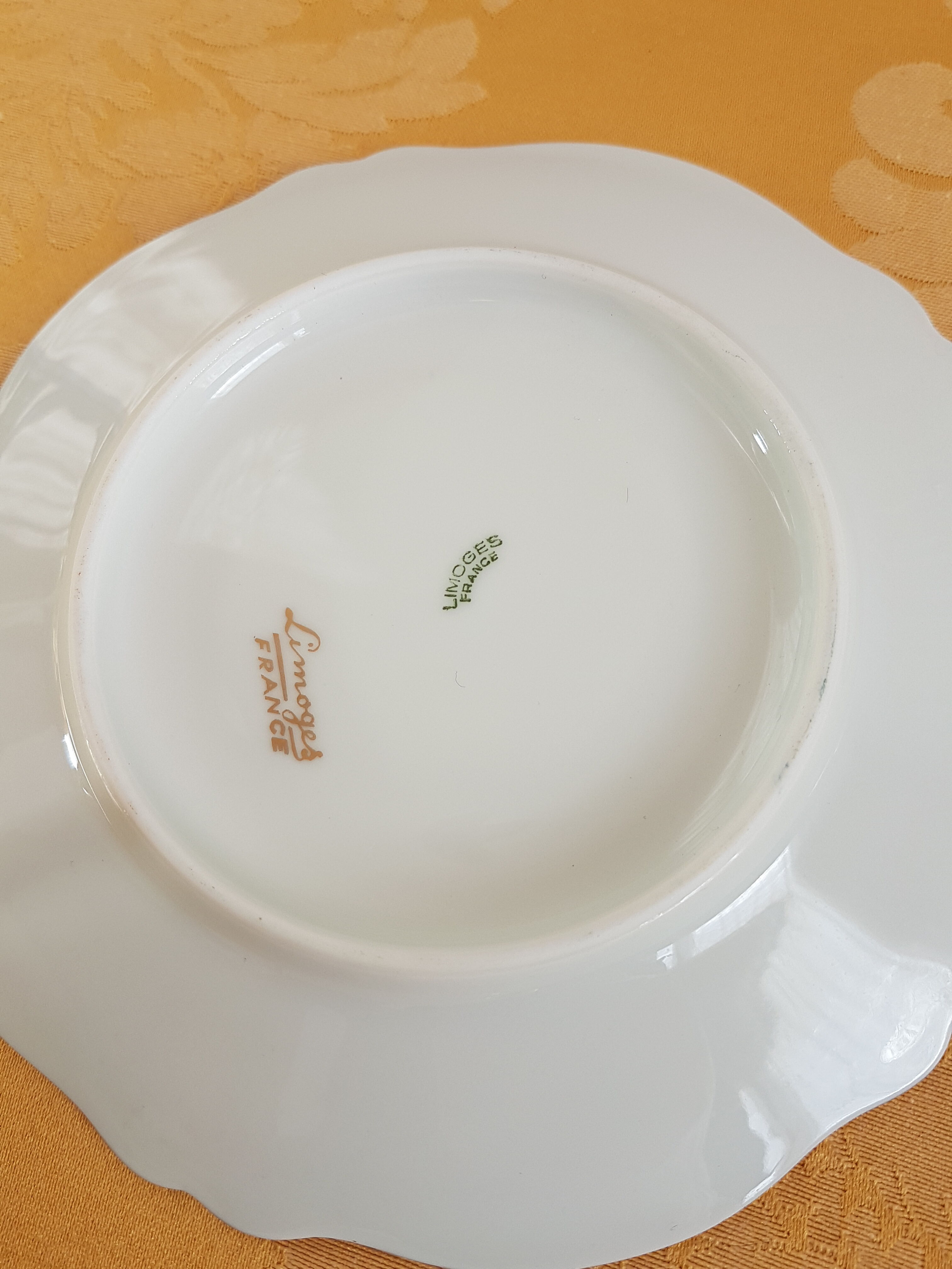Art of Limoges Bernardeaud Very beautiful Old porcelain cups patterns flowers