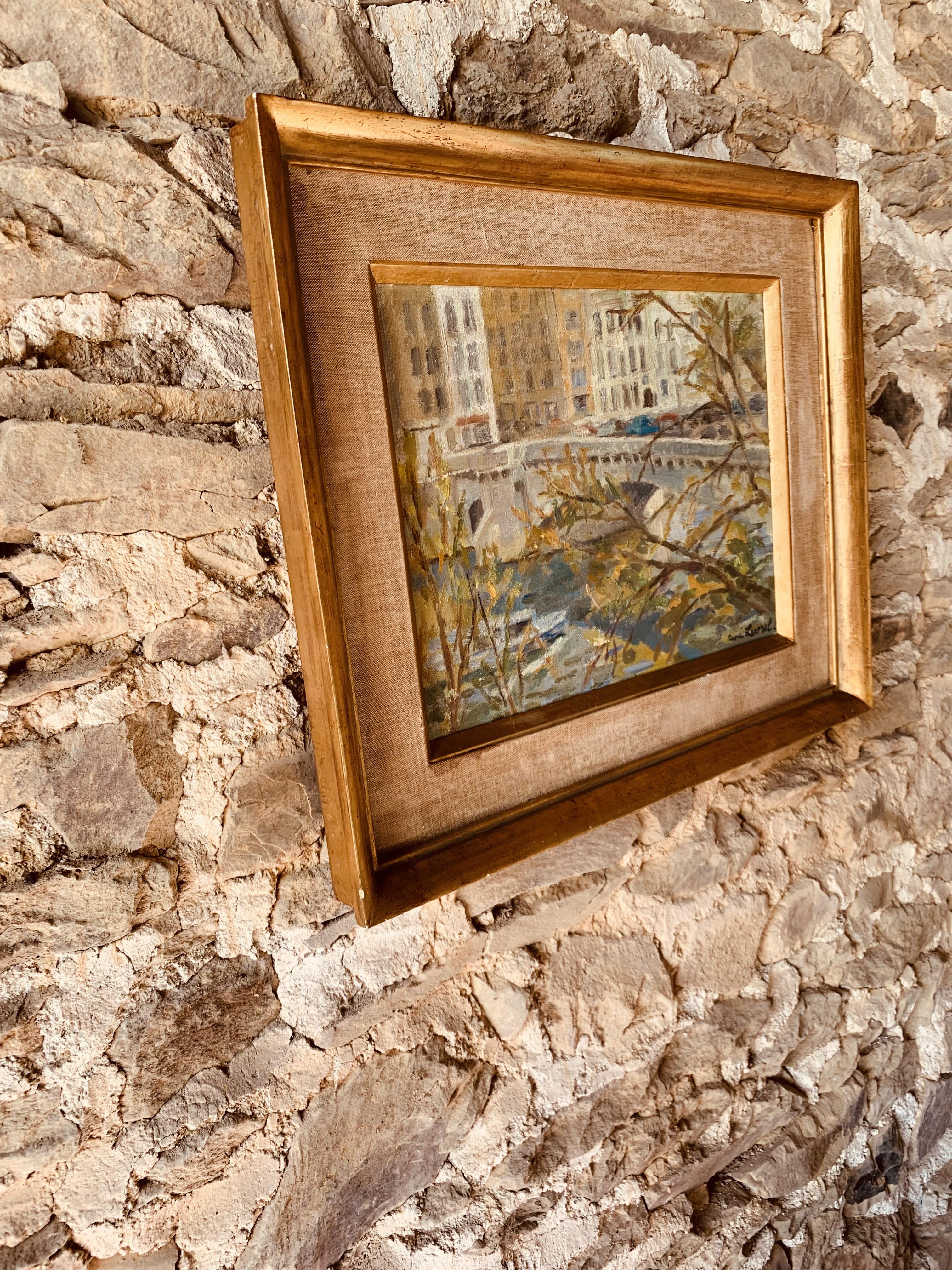 Tableau de René Levrel - « Pont de la Tournelle »