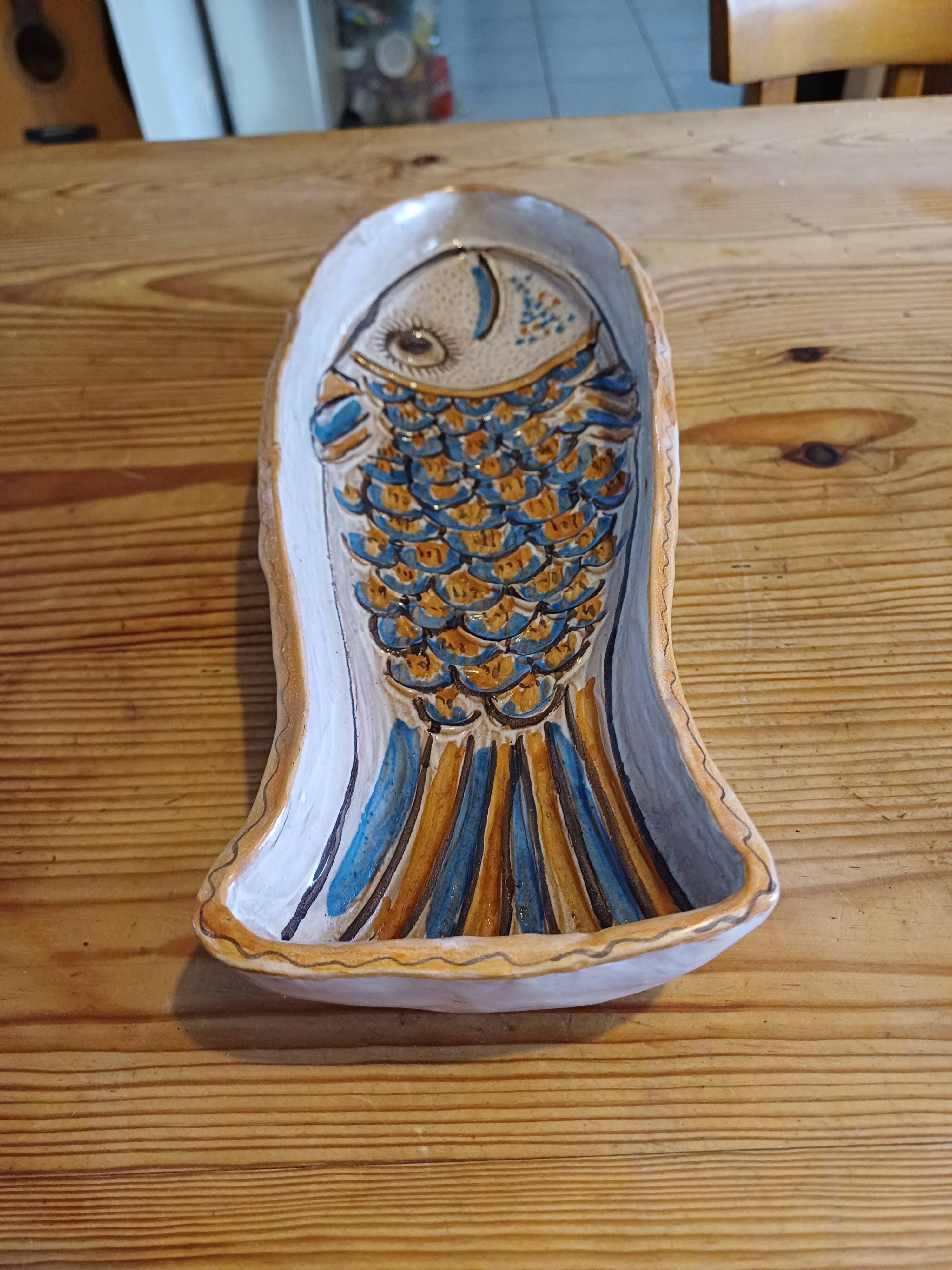 Vintage Pottery Fish from Brancitorri