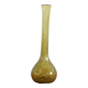 Vase à col long en verre soufflé bullé
