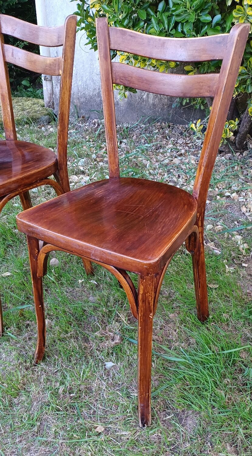 Paire de chaises bistrot Baumann n°56