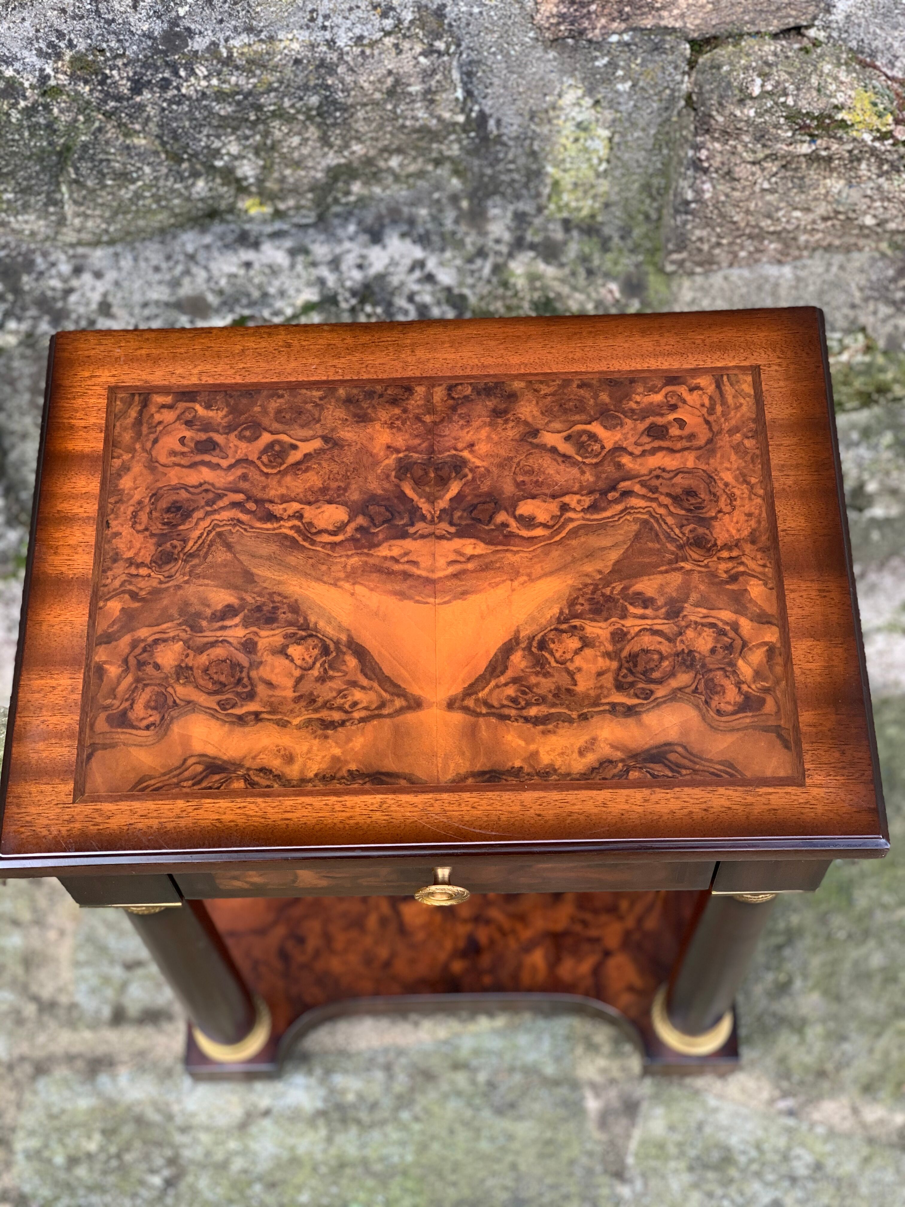 Mahogany art deco style serving table