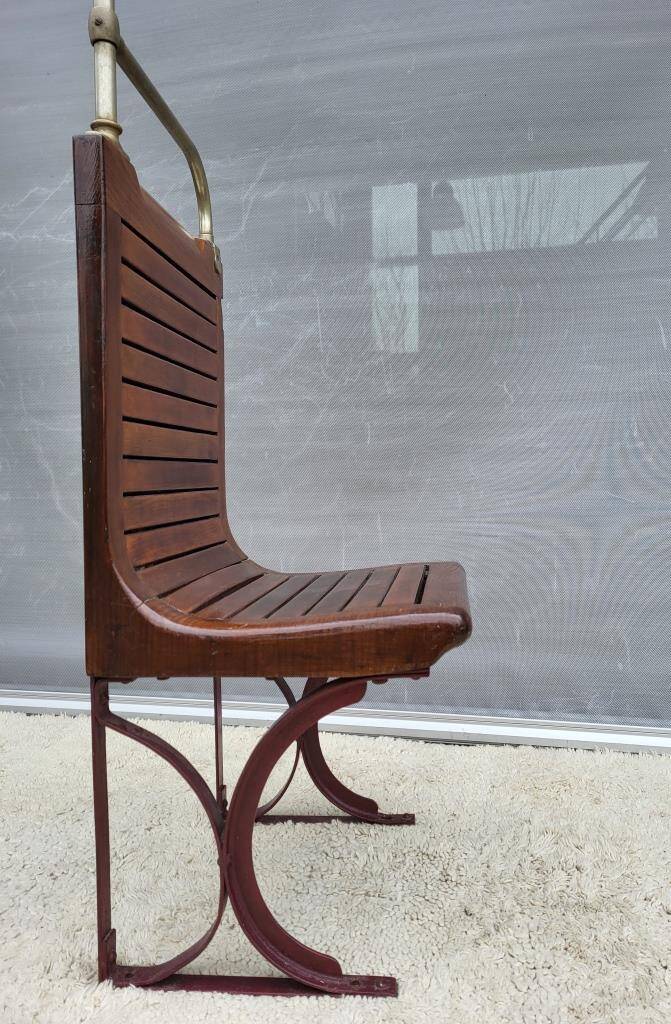 Sprague Metropolitan Parisian bench 1920 with hat rack