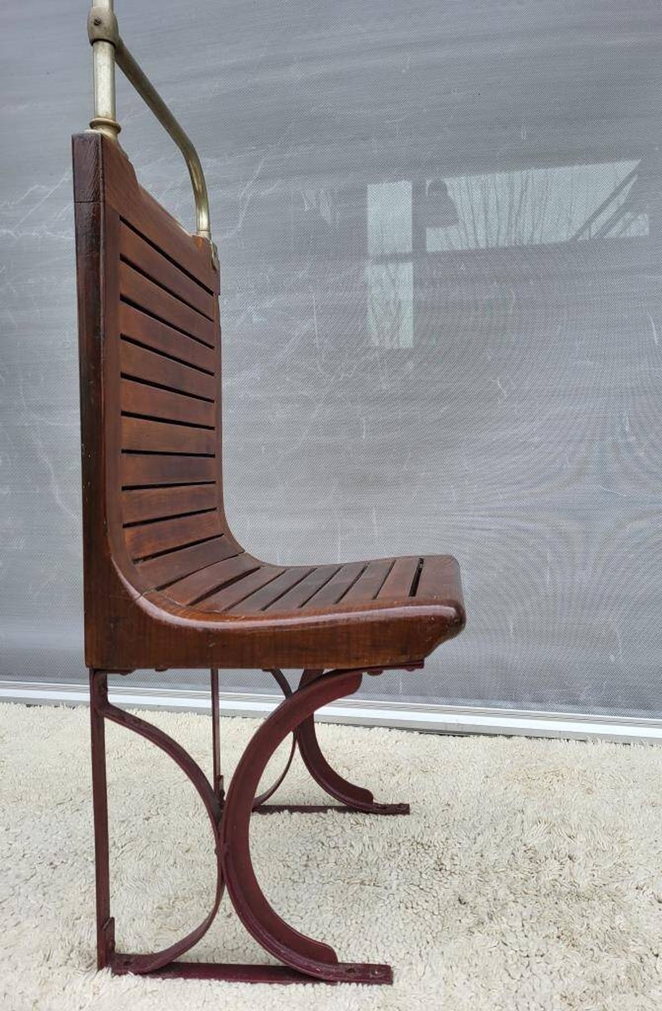 Sprague Metropolitan Parisian bench 1920 with hat rack