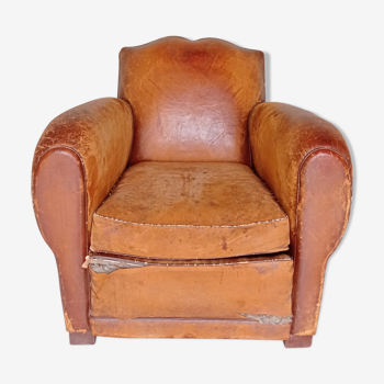 Fauteuil club moustache