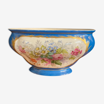 Planter - porcelaine de Paris - bleu céleste - late nineteenth century