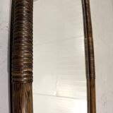 Large rattan wall mirror 1970’s