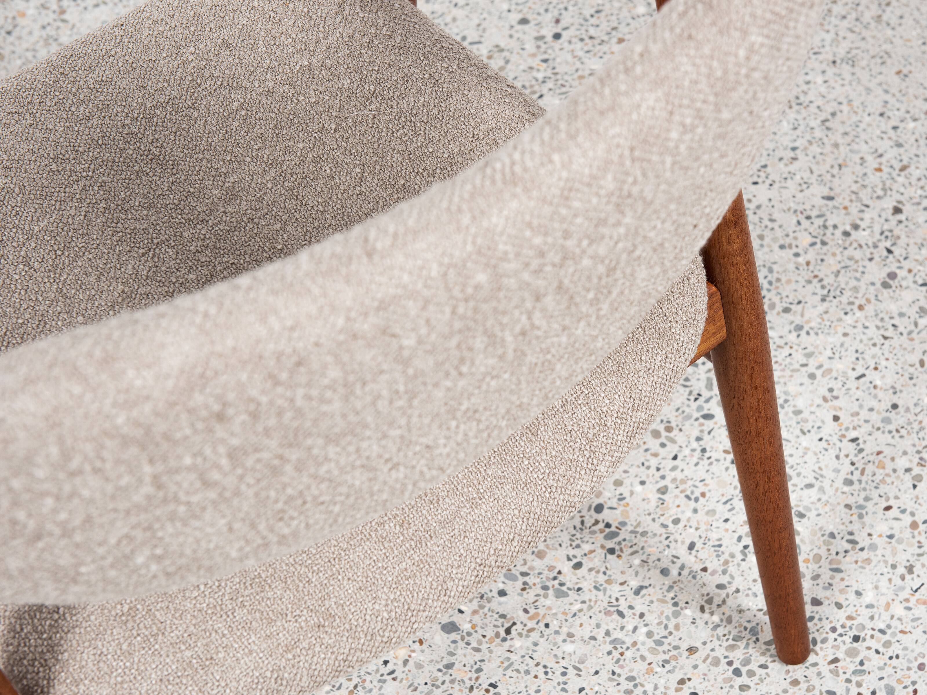 Midcentury Danish pair of chairs in teak by Erik Kirkegaard for Glostrup 1960s