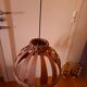 Scandinavian wooden slat suspension