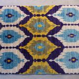 Tapis design noué en laine 72x247cm