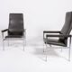 Paire de fauteuils à dossier haut de Fritz Hansen, Danemark des années 1980