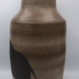 Saint clement ceramic vase with rock decoration 1950/60 38 cm