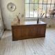 1950s oak office counter