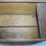 Large oak storage box