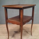 Louis XV style solid wood bedside table