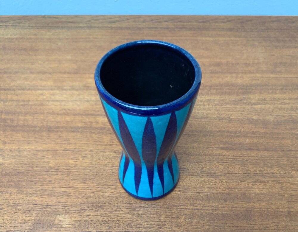 Vintage vase in West German pottery WGP by Scheurich, 1970s.